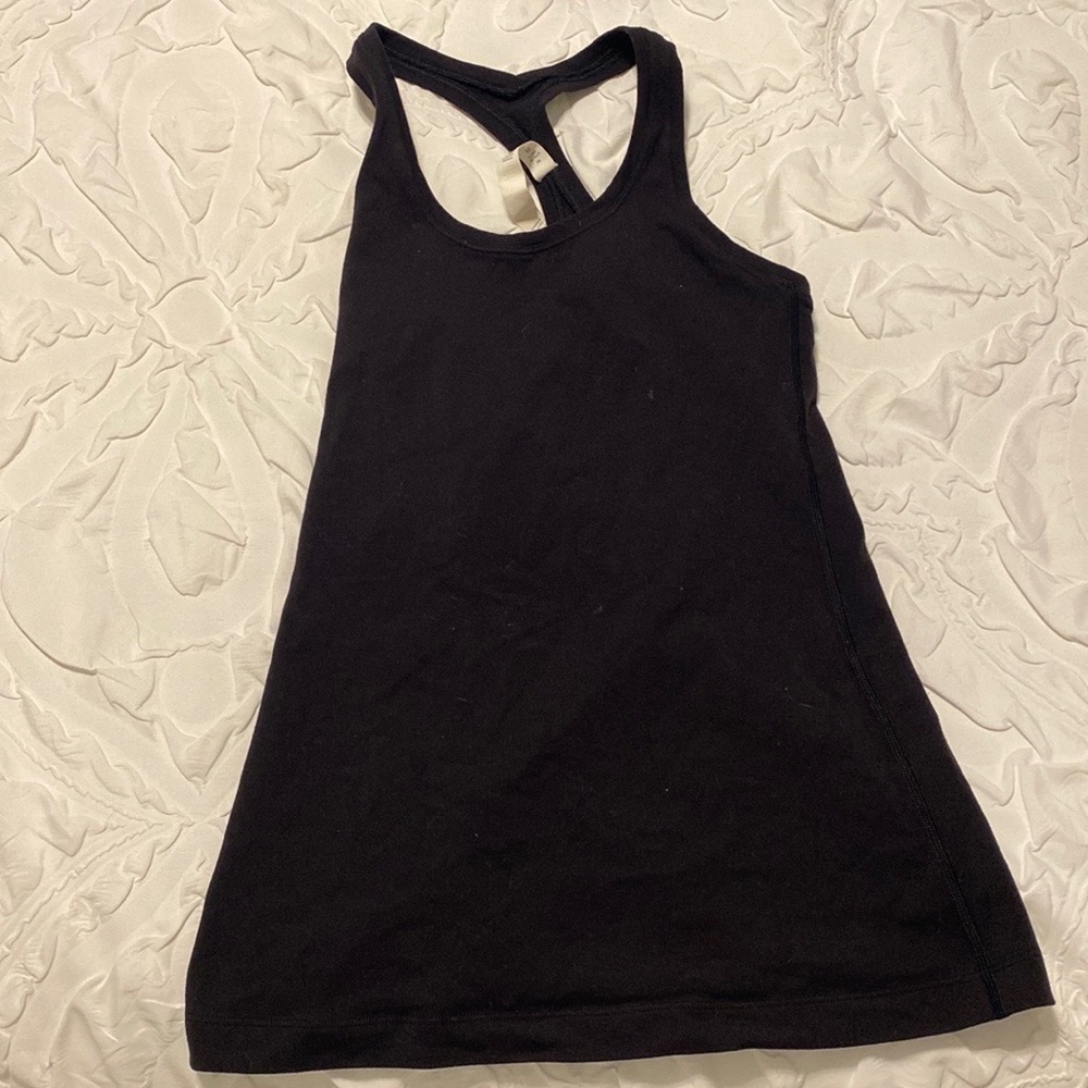 Black Size 4 Lululemon Tank Top